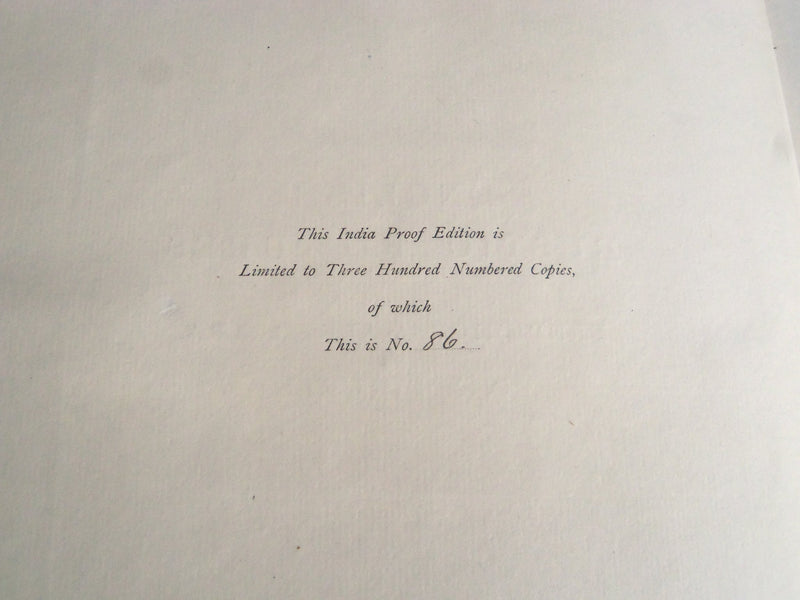 1882 ENGLISH RUSTIC PICTURES - INDIA PROOFS VOLUME BY WALKER - #86 OF 300 - Z 97