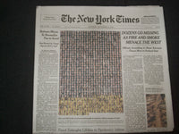 2020 SEP 12 NEW YORK TIMES - DOZENS GO MISSING AS FIRE AND SMOKE MENACE THE WEST