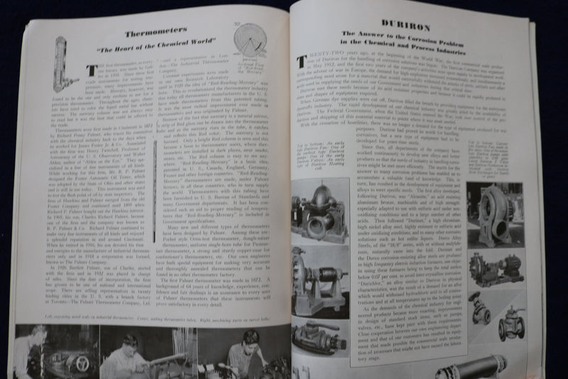 1936 EQUIPMENT'S CONTRIBUTION TO CHEMICAL PROGRESS SOFTCOVER BOOK - K 1519