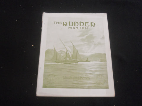 1914 MAY THE RUDDER MAGAZINE - ILLUSTRATIONS, STORIES, PHOTOS & ADS - B 4198T