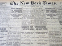 1927 AUGUST 25 NEW YORK TIMES - BOKANOWSKI DOWN WITH BYRD IN GALE - NT 6365