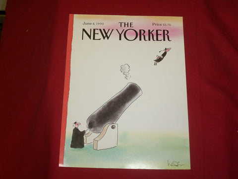 1990 JUNE 4 NEW YORKER MAGAZINE FRONT COVER ONLY - GREAT ART FOR FRAMING