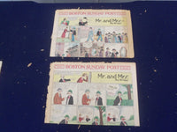 1928-1932 BOSTON SUNDAY POST COLOR COMICS - LOT OF 5 - NP 5205