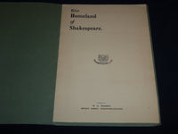 1920'S THE HOMELAND OF SHAKESPEARE BOOK - HAND COLOURED PRINTS - J 8687