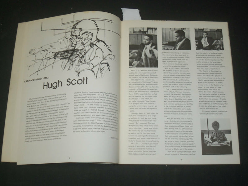 1971 REFLECT MAGAZINE - VOLUME 1 ISSUE NO. 2 - NICE PHOTOS - ST 997K