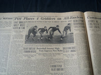 1934 NOV 25 PHILADELPHIA RECORD NEWSPAPER SPORTS SECTION - NOTRE DAME- NT 7251