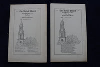 1905-1928 NEW HAVEN CHURCH PROGRAMS - LOT OF 10 - K 1542