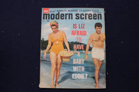 1960 JULY MODERN SCREEN MAGAZINE - LIZ TAYLOR & EDDIE FISHER COVER - E 17402