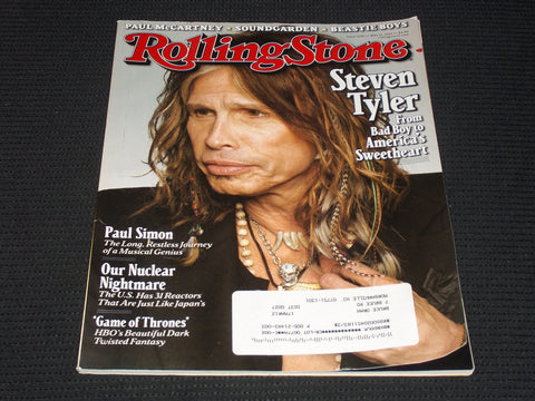 2011 MAY 12 ROLLING STONE MAGAZINE - STEVEN TYLER FRONT COVER - E 1712