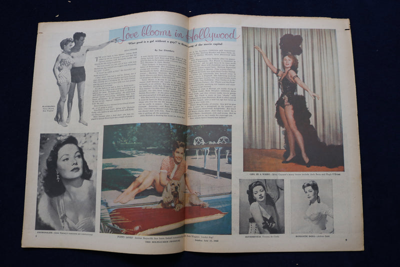 1953 JULY 12 SCREEN RADIO TELEVISION MAGAZINE - BETTA ST. JOHN COVER - E 23103