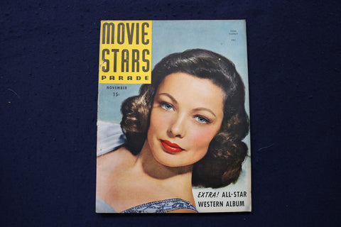 1946 NOVEMBER MOVIE STARS PARADE MAGAZINE - GENE TIERNEY COVER - E 18037