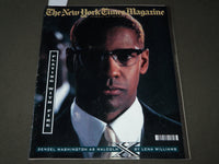 1992 OCTOBER 25 NEW YORK TIMES MAGAZINE SECTION - DENZEL WASHINGTON - J 3106