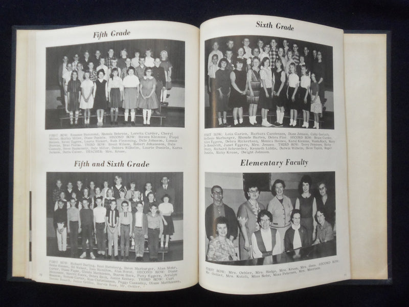 1966 MILESTONE MILES COMMUNITY SCHOOL YEARBOOK - MILES, IOWA - YB 3055