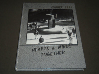 1991 COBBER CONCORDIA COLLEGE YEARBOOK - MOORHEAD MN - GREAT PHOTOS - YB 1081
