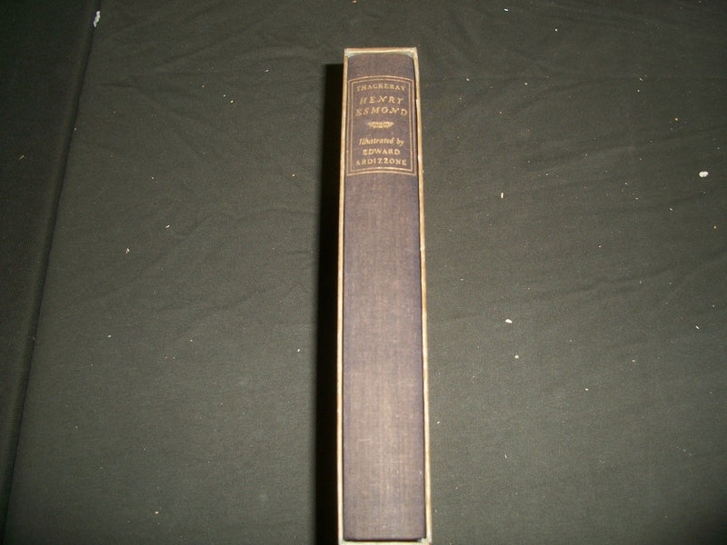 1956 HISTORY OF HENRY ESMOND ESQ. QUEEN ANNE BOOK WITH SLIP CASE - KD 598
