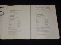1961-1969 METROPOLITAN OPERA LINCOLN CENTER PROGRAMS LOT OF 17 ISSUES - O 2922B