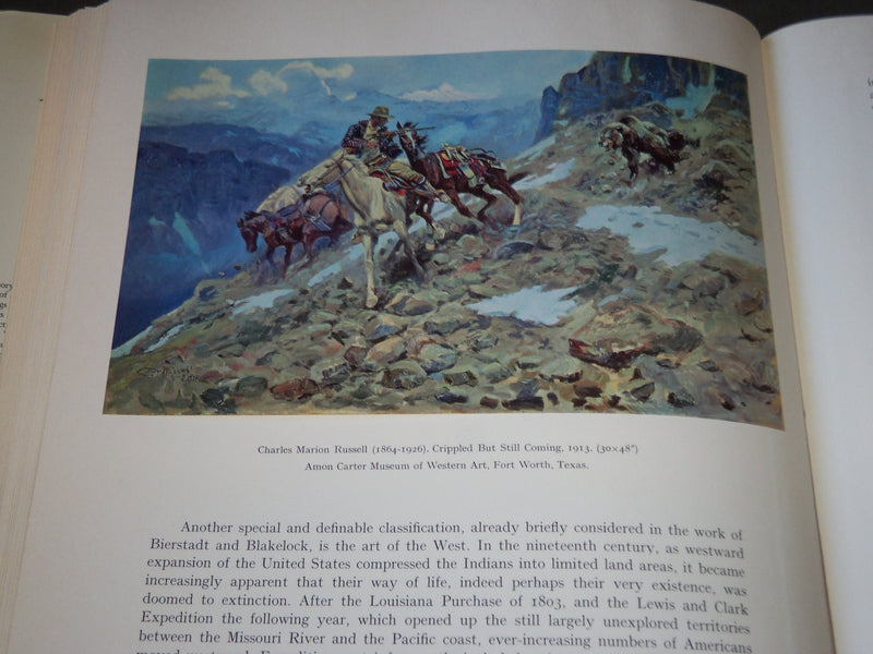 1977 AMERICAN PAINTING COLONIAL PERIOD TO THE PRESENT BOOK BY JULES PROWN- D 103