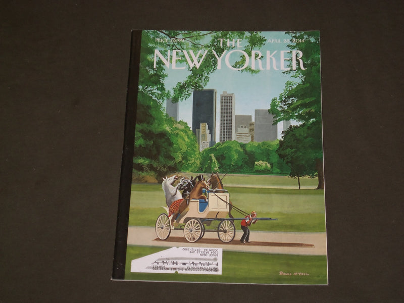 2014 APRIL 28 THE NEW YORKER MAGAZINE - ILLUSTRATED COVER - NY 2274