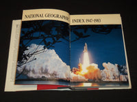 1947-1983 NATIONAL GEOGRAPHIC INDEX HARDCOVER BOOK PUBLISHED IN 1984 - R 701J