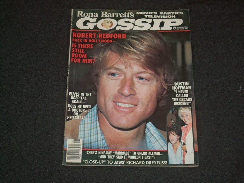 1975 NOV RONA BARRETT'S GOSSIP MAGAZINE -ELVIS PRESLEY -ROBERT REDFORD - ST 6262