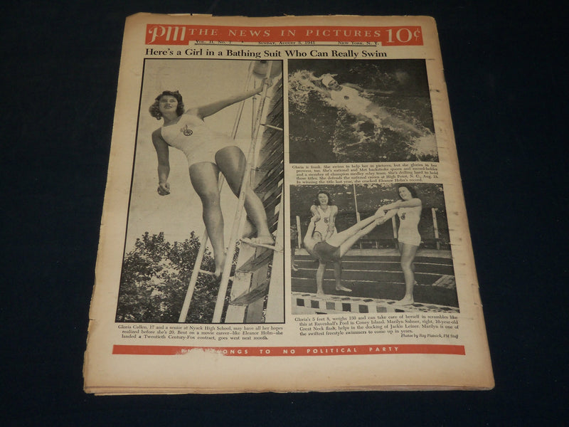 1941 AUGUST 3 PM'S WEEKLY NEWSPAPER - JAPS IN HAWAII TO RESIST U. S. A - NP 4928