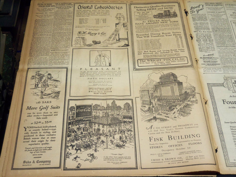 1921 MAY 10 NEW YORK TIMES - GERMANY MAY YIELD TO ALLIES TODAY - NT 7844