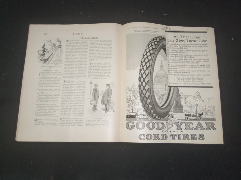 1917 JANUARY 25 LIFE MAGAZINE - PERILS OF THE RAIL - L 764P