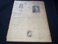 1912 AUGUST 18 COMMERCIAL TRIBUNE NEWSPAPER - DARROW ACQUITTED - NT 9425