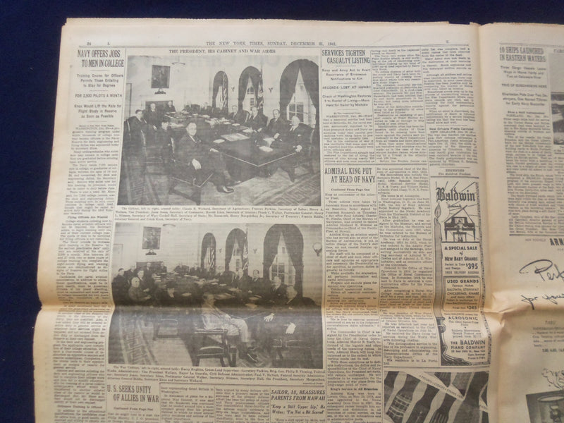 1941 DEC 21 NEW YORK TIMES - FIGHTING AT DAVAO, FOE'S TRANSPORT SUNK - NP 6486