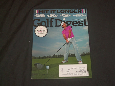 2013 SEPTEMBER GOLF DIGEST MAGAZINE - JASON DAY COVER - B 971
