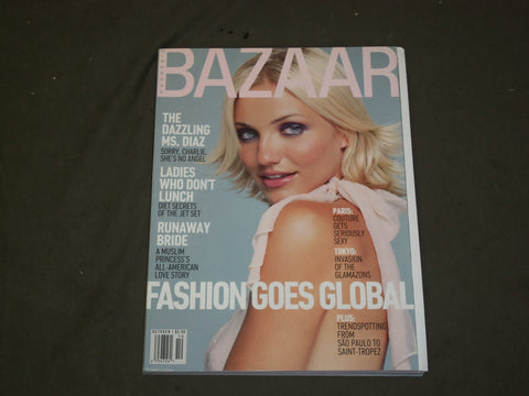 2000 OCTOBER HARPER'S BAZAAR MAGAZINE - CAMERON DIAZ COVER - B 3620
