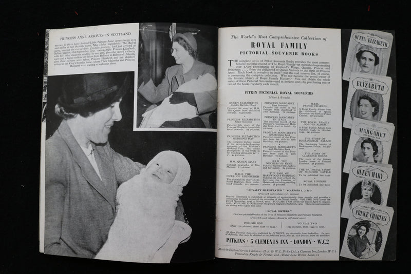 1950 PRINCESS ANNE FIRST SOUVENIR BOOK - SOFTCOVER - K 2252