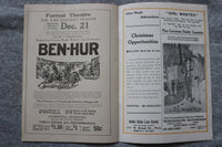 1914 PLAYS AND PLAYERS THEATRE PROGRAM MAGAZINE -MISS BILLIE BURKE COVER- K 2720