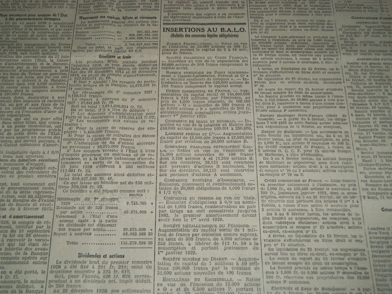1929 JANUARY-MARCH LE TEMPS FRENCH NEWSPAPER BOUND VOLUME - VB 18