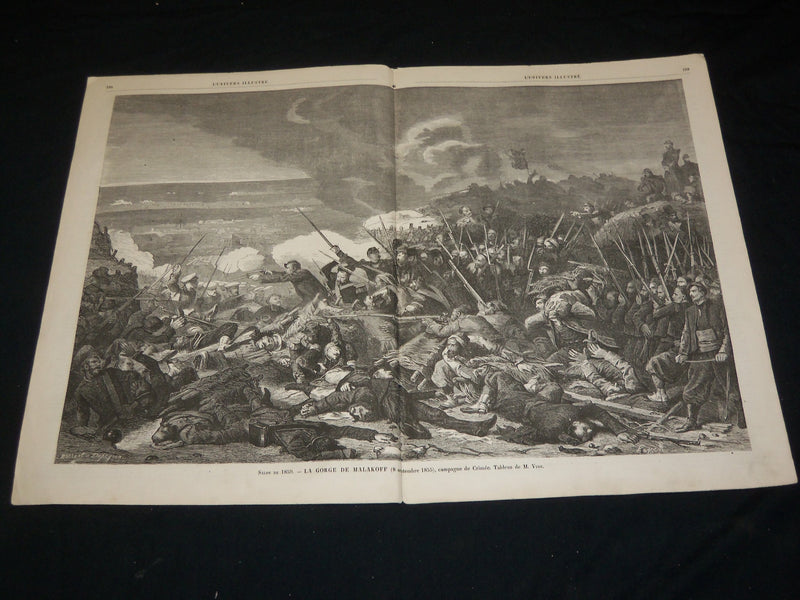 1859 L'UNIVERS ILLUSTRE FRENCH MAGAZINE LOT OF 15 - NICE ILLUSTRATIONS - NP 5342