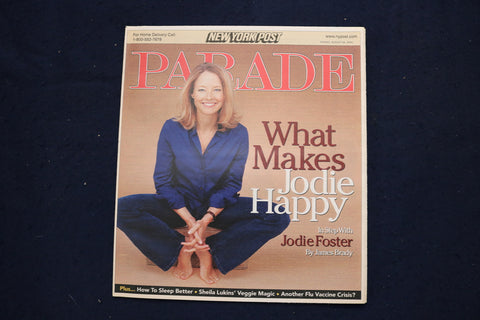 2005 AUGUST 28 PARADE MAGAZINE - JODIE FOSTER COVER - E 18341