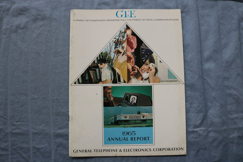 1957-1969 GERNERAL TELEPHONE & ELECTRONICS ANNUAL REPORTS - LOT OF 8 - K 3211