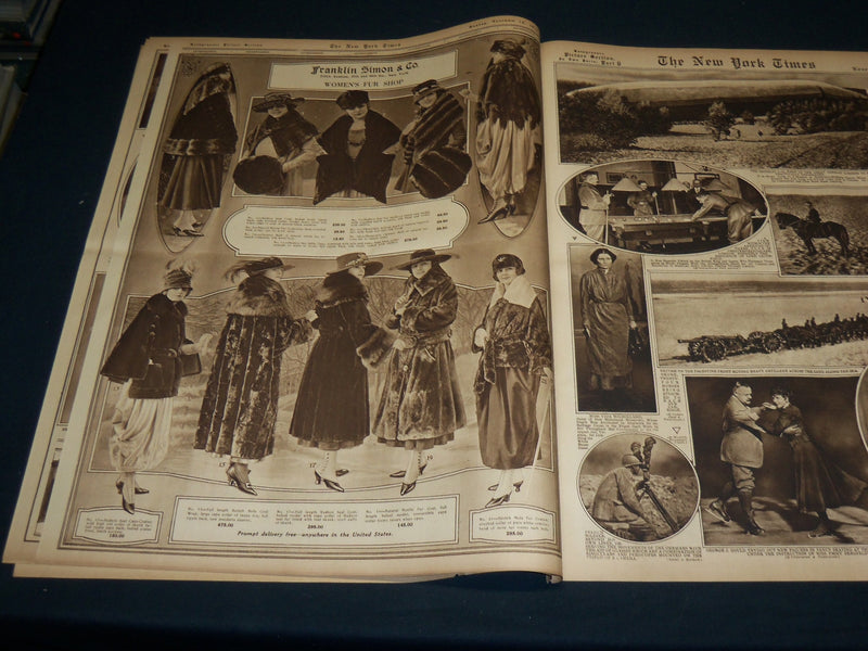 1917 NOVEMBER 18 NEW YORK TIMES ROTO PICTURE SECTION - LENINE & TROTZKY- NT 9374