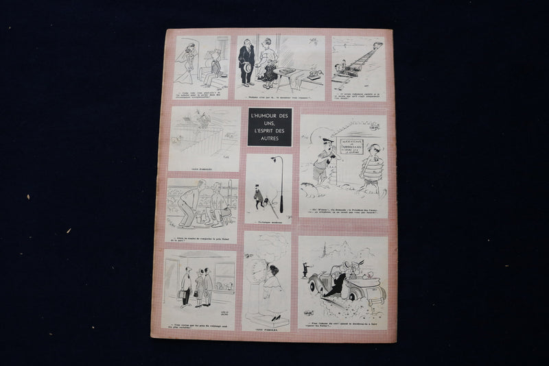 1954 OCT 7 LE SOIR ILLUSTRE MAGAZINE - AUDREY HEPBURN - FRENCH COVER - E 23768