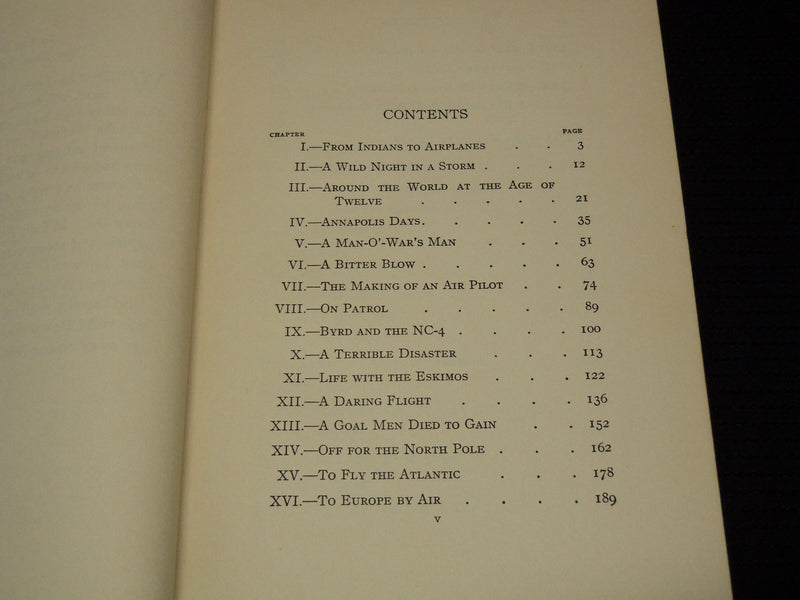 1928 DICK BYRD AIR EXPLORER HARDCOVER BOOK BY FITZHUGH GREEN - KD 7652