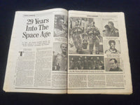 1986 JAN 29 NEW YORK NEWSDAY NEWSPAPER - SHUTTLE CHALLENGER DISASTER - NP 6086