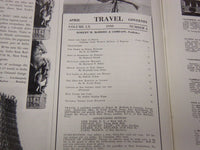 1933 APRIL TRAVEL MAGAZINE - ALONG THE COAST OF DEVON COVER - J 1940