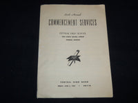 1964 CENTRAL HIGH SCHOOL COMMENCEMENT 6TH ANNUAL PROGRAM - J 9049