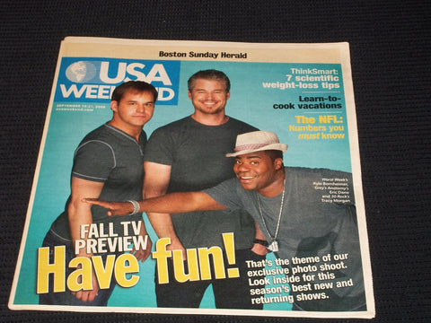 2008 SEPTEMBER 19 BOSTON SUNDAY HERALD USA MAGAZINE - TRACY MORGAN - E 5279
