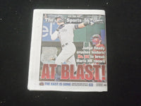 2022 OCTOBER 5 NEW YORK POST NEWSPAPER - AARON JUDGE HITS HOME RUN #62