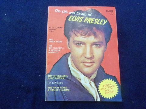 1977 THE LIFE AND DEATH OF ELVIS PRESLEY MAGAZINE - COLLECTORS' ISSUE - SP 5454A