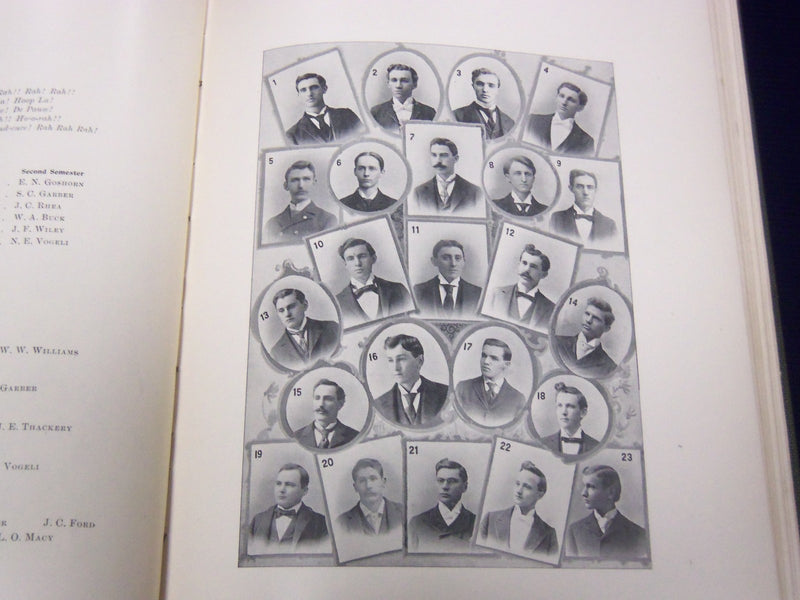1897 THE MIRAGE DEPAUW UNIVERSITY YEARBOOK VOL. 7 - GREENCASTLE INDIANA - YB 86