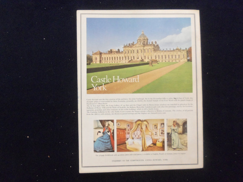 1976 HISTORIC HOUSES CASTLES & GARDENS MAGAZINE - 25TH ANNIVERSARY - SP 1534E