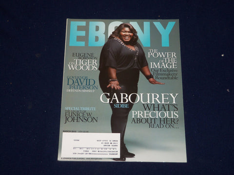 2010 MARCH EBONY MAGAZINE - GABOUREY SIDIBE COVER - SP 9545