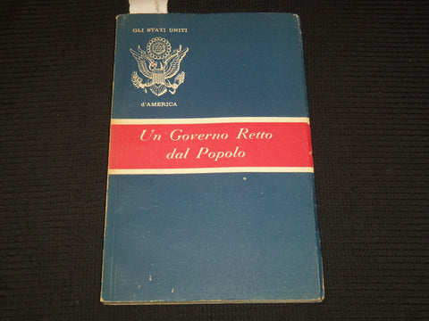 1950'S UN GOVERNO RETTO DAL POPOLO GLI STATI UNITI D'AMERICA BOOK - K 2637